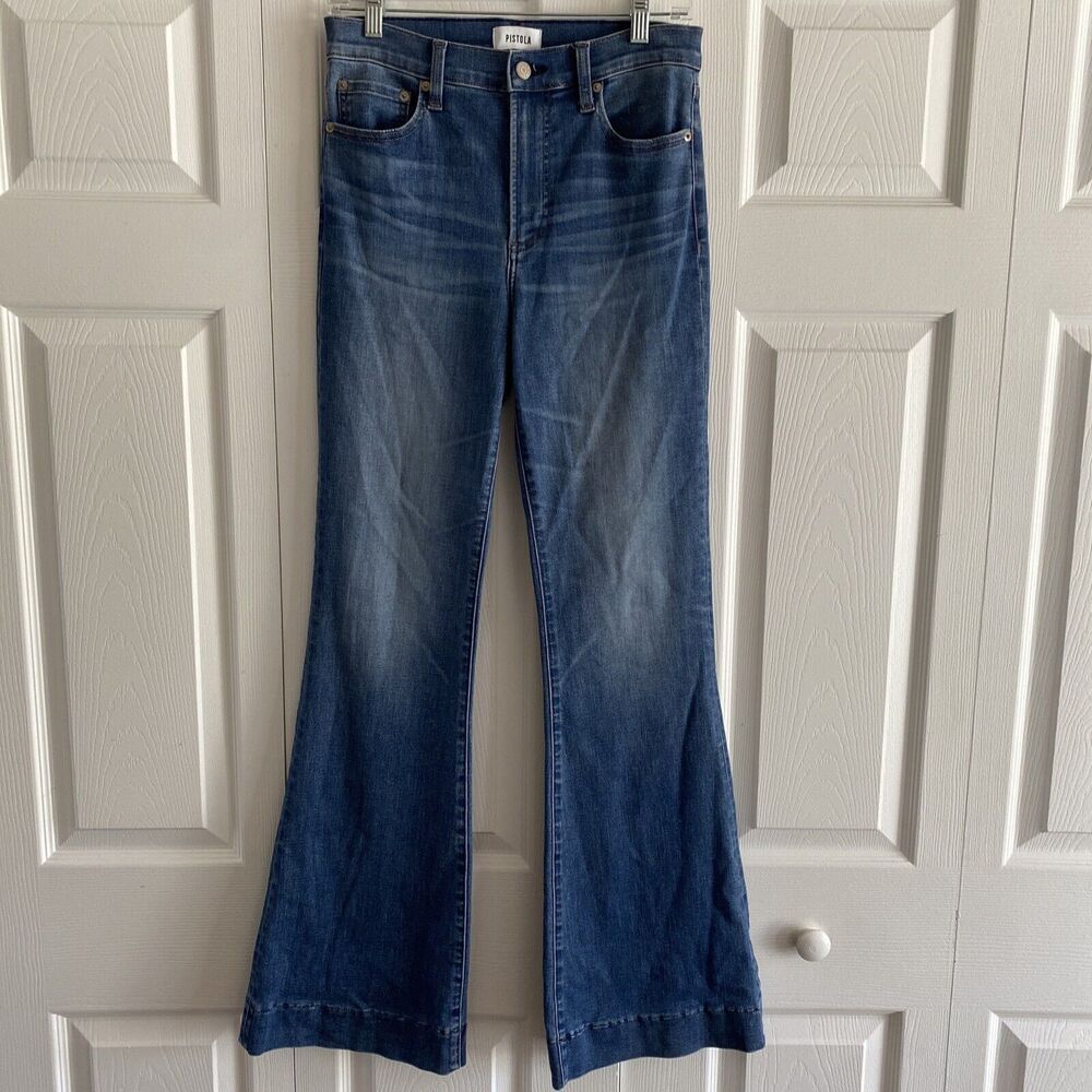 pistola Medium Wash Flared Jeans